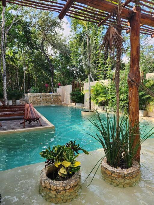Apartment With Private Pool Tulum Chemuyil Luaran gambar