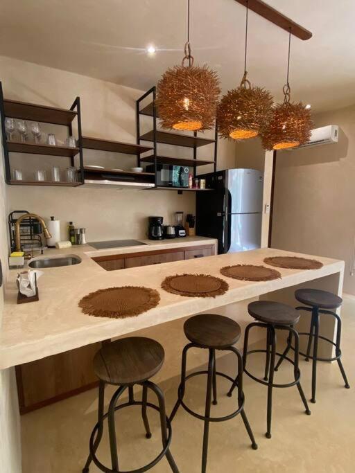 Apartment With Private Pool Tulum Chemuyil Luaran gambar
